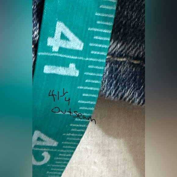 Signature Jeans Levis Strauss Curvy Mid Rise Boot Cut Plus Size 18 Tag 34 x 32 - Picture 14 of 16